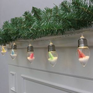 Target Christmas snow globe string lights